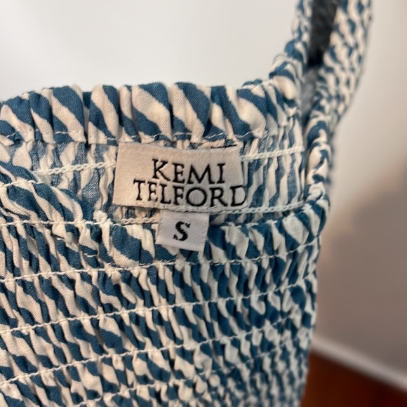 Striped Blue Mini Dress - Picture 8 of 8